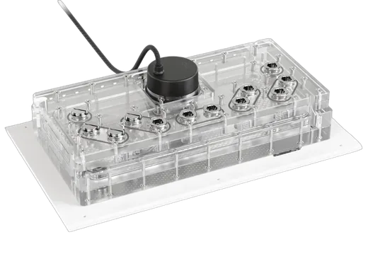 Alphacool Apex Distro Dark Base Pro 901 + Pompe - Blanc