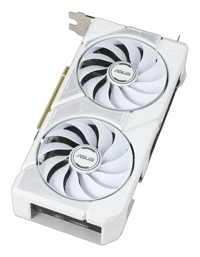 Asus Dual GeForce RTX 5060 Ti 8Go OC Blanc, vue 5