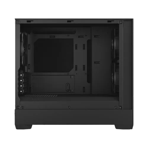 Fractal Design Pop Mini Silent Black Solid - mT/SansAlim/ITX, vue 4