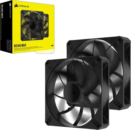 Corsair RS140 MAX PWM 140 mm Double Pack - Noir, vue 6