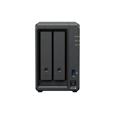 Synology DS725+ - 2 baies avec 2 disques de 8To HAT3310-8T