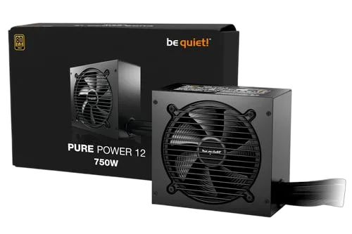 be quiet! ATX 750W - 80+ Gold - Pure Power 12 Noir, vue 3