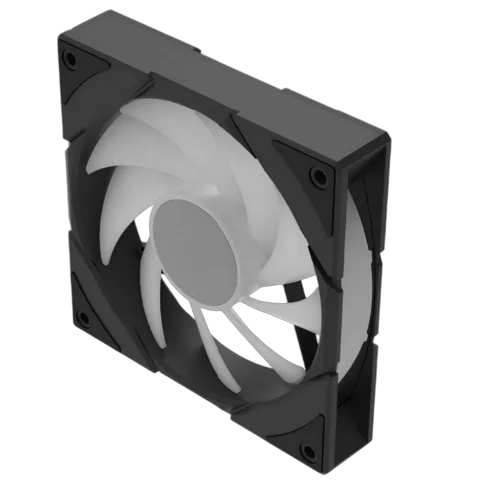 Deepcool R-EDF120-BKAPP86-G-1 + CG580 FAN HUB Noir, vue 3