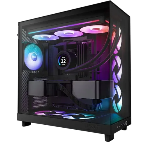 NZXT F360 RGB Core Fan (Single Frame) - Noir, vue 5