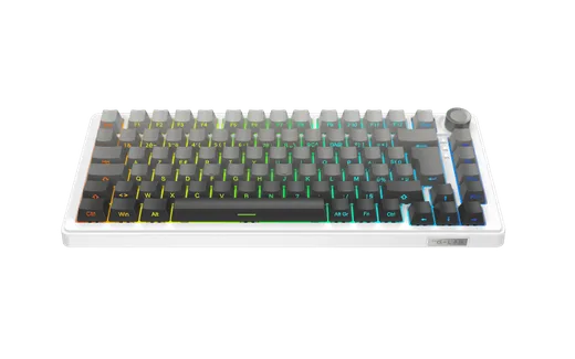 The G-LAB Keyz Elite 300 GRW 75% - Mécanique - Sans-Fil - RGB - Gris/Blanc, vue 8