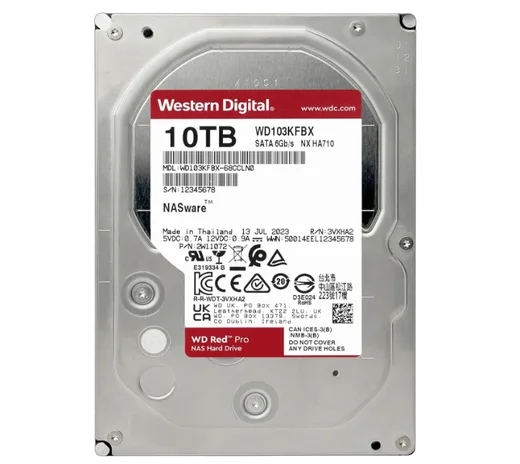 WD 10To Red Pro - WD103KFBX, vue 2
