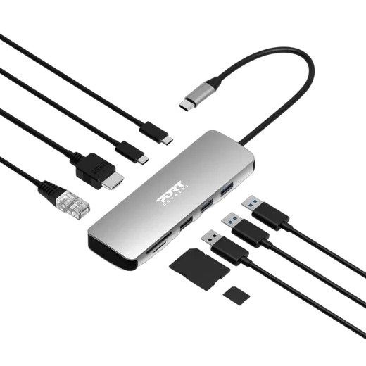 Port Station d'accueil mobile 1 X 4K USB-C 9 périphériques 85W