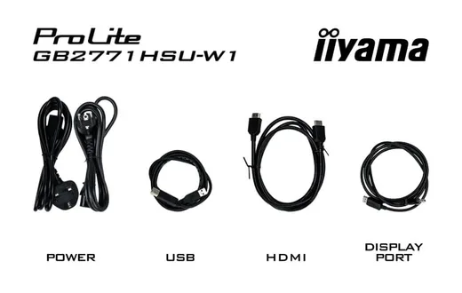 Iiyama GB2771HSU-W1 - 27" FHD 240Hz Fast IPS 0.4ms Pivot G-SYNC, vue 13