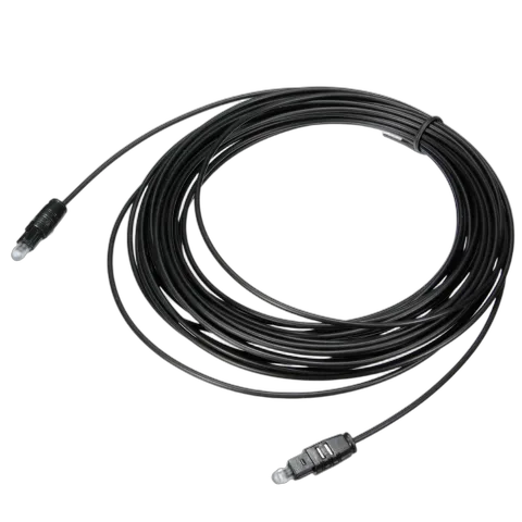 Câble optique Toslink mâle/mâle - 5m - Gris, vue 1