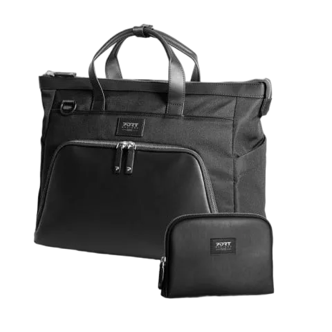 Port Sac à main et pochette Muse Signature - 16" - Noir