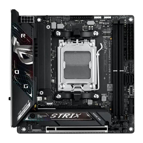 Asus ROG STRIX B850-I GAMING WIFI, vue 3