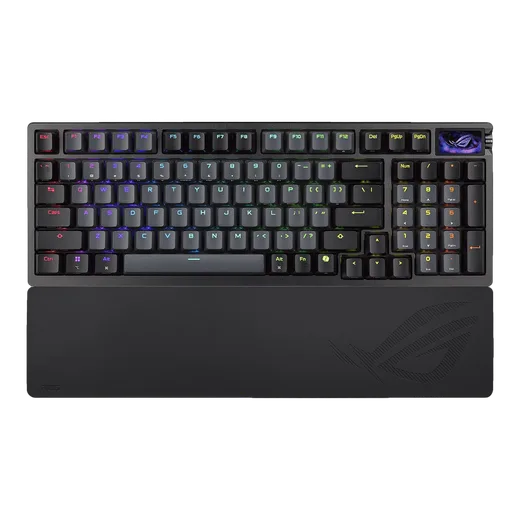 Asus ROG Azoth 96 HE - Magnétique - Sans-Fil - RGB - Noir