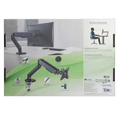 T'nB Support de bureau articulé 1 écran, vue 2