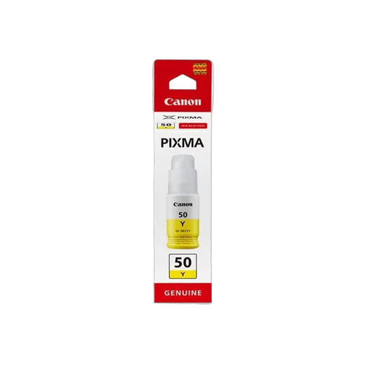 Canon Bouteille d'encre Jaune GI-50 Y - 3405C001, vue 1