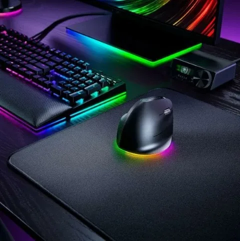 Razer Pro Click V2 Vertical - Sans-Fil - Gris, vue 3