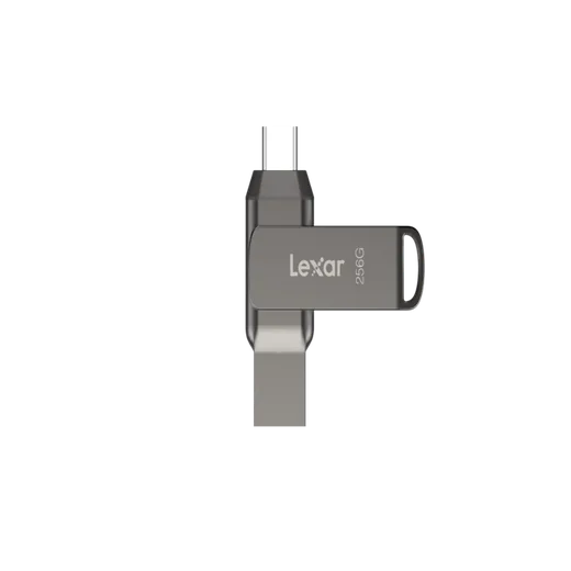 Lexar Clé 256Go USB 3.1 + Type C JumpDrive D400, vue 2