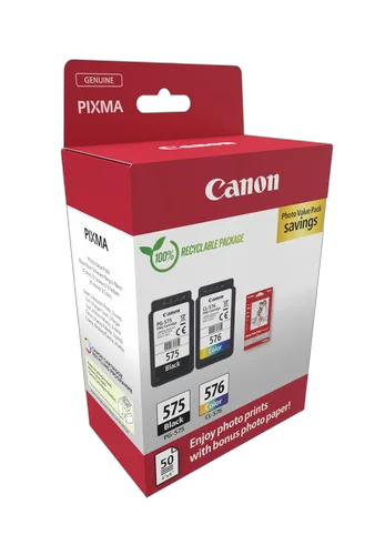Canon PIXMA TS3750i Black + Cartouche d'encre PG-575/CL-576 pack 2 couleurs, vue 9