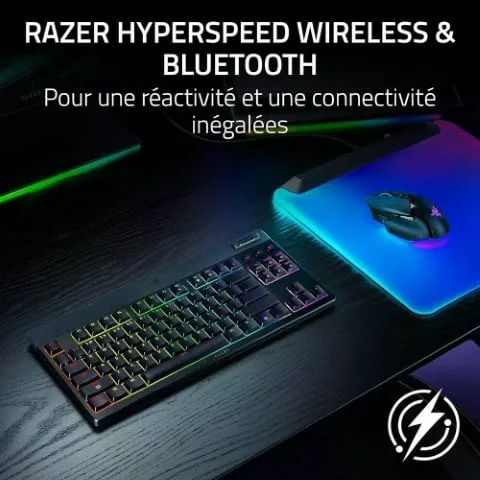 Razer BlackWidow V4 TKL LP HyperSpeed - Orange Switch-Seconde Vie, vue 3