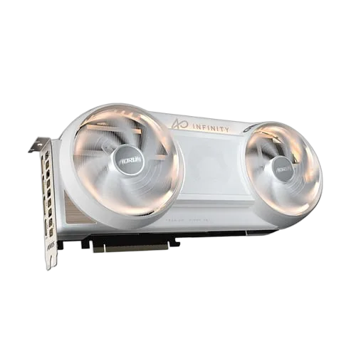 Gigabyte AORUS GeForce RTX 5080 INFINITY WOOD 16G, vue 3