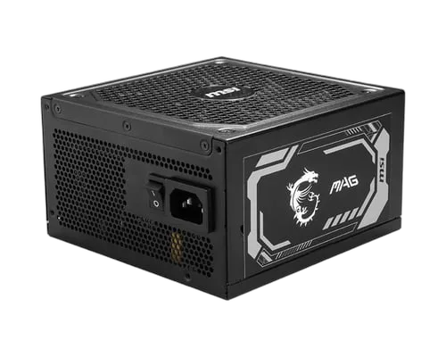 MSI ATX 1250W - 80+ Gold - MAG A1250GL PCIE5 Noir, vue 3
