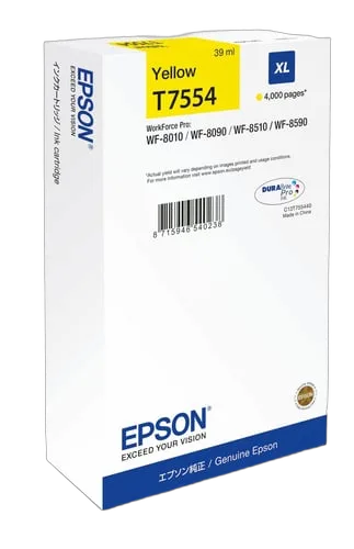 Epson Cartouche Jaune - C13T75544N, vue 1