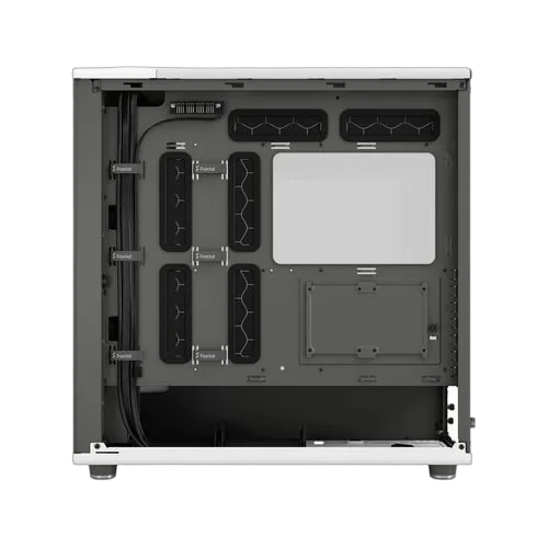 Fractal Design North XL Chalk White TG Clear - MT/Sans Alim/E-ATX, vue 8