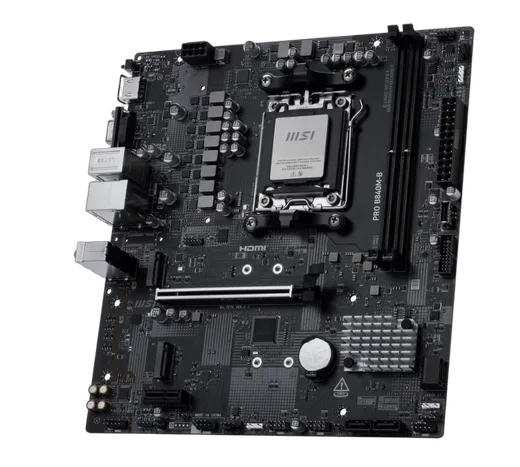 MSI PRO B840M-B - B840/AM5/DDR5/mATX, vue 4