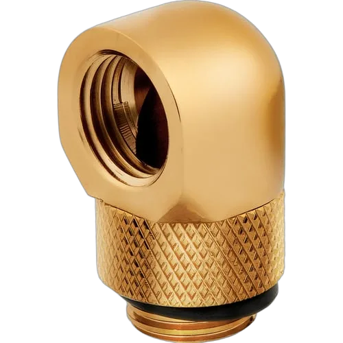 Corsair Pack 2 Fittings Or 90° - Hydro X series XF - 14mm, vue 1