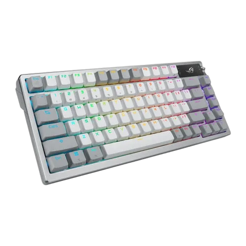 Asus ROG Azoth 75% - Mécanique - Sans-Fil - RGB - Blanc