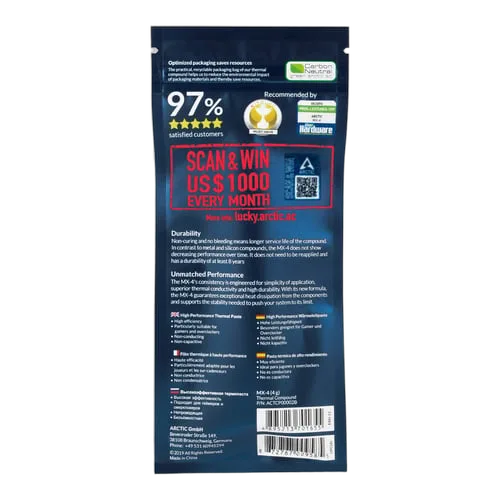 Arctic Cooling MX-4 2019 Edition Pâte Thermique - 4g, vue 3