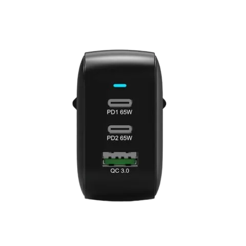 Port Chargeur mural 65W GaN 3 ports + Câble USB-C - 2m, vue 6