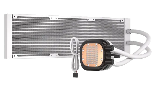 Corsair NAUTILUS 360 RS LCD - 360mm - Blanc, vue 3