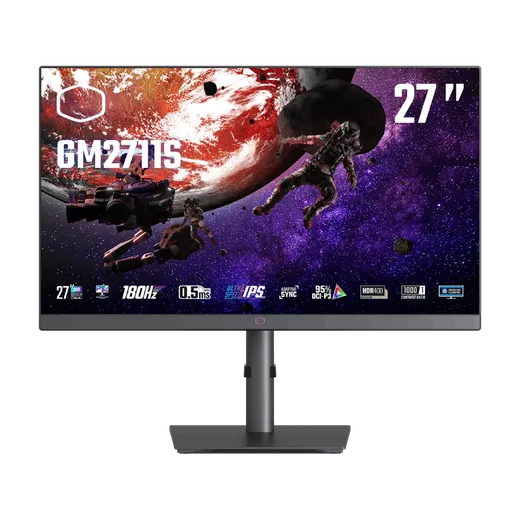 Cooler Master GM2711S - 27" QHD 180Hz IPS 0.5ms HDR400 Adaptive Sync-Seconde Vie