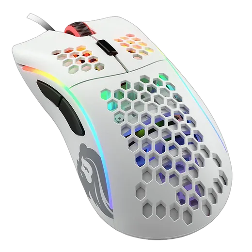 Glorious Model D - Filaire - RGB - Blanc