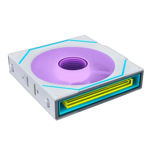 Lian-Li UNI FAN SL-INF Sans fil ARGB PWM Reverse Blade 120mm- Blanc, vue 1