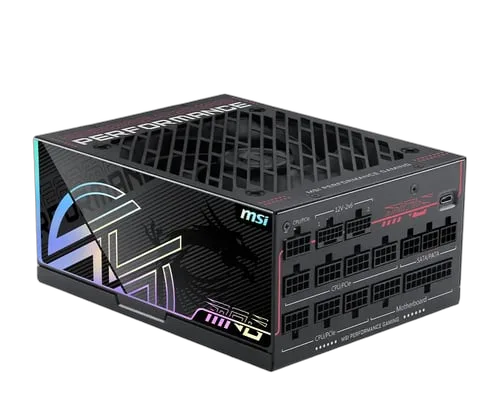 MSI ATX 1300W - 80+ Titanium - MPG AI1300TS PCIE5 Noir