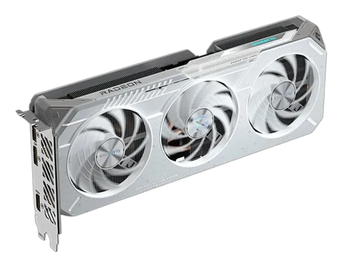 Gigabyte Radeon 9060 XT GAMING OC Ice 16Go V1 Blanc, vue 9