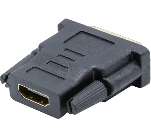 Adaptateur HDMI vers DVI 24+1 femelle/mâle - Noir, vue 4