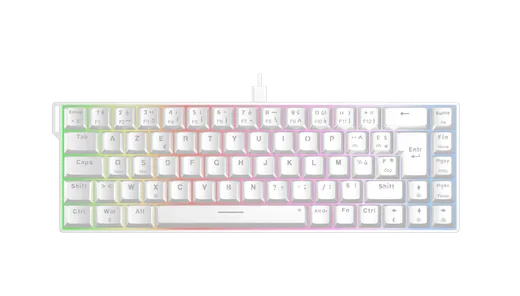 The G-LAB Keyz Titanium HE 65% - Magnétique - Filaire - RGB - Blanc, vue 7
