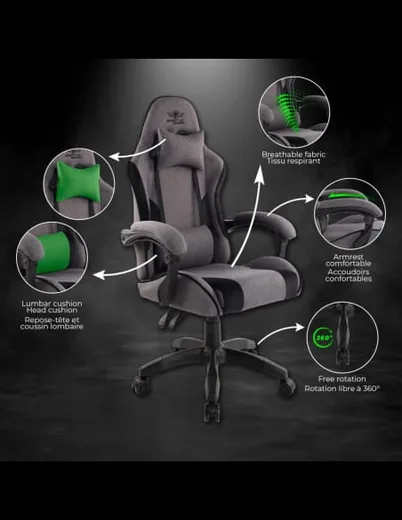 Spirit Of Gamer ARENA DARK GREY, vue 9