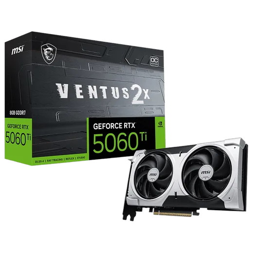 MSI GeForce RTX 5060 Ti 8G VENTUS 2X OC PLUS