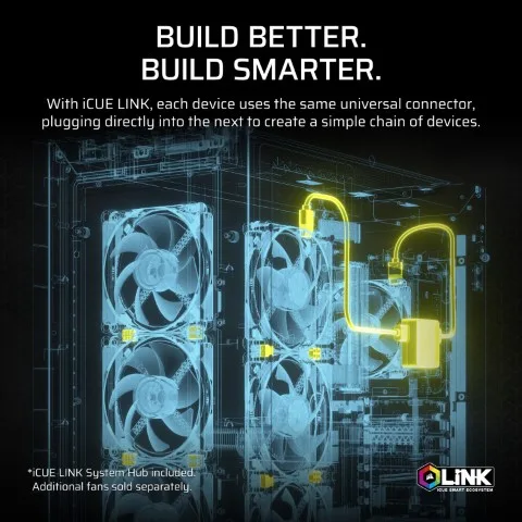 Corsair iCUE LINK TITAN 240 RX RGB Blanc AIO/240mm, vue 2