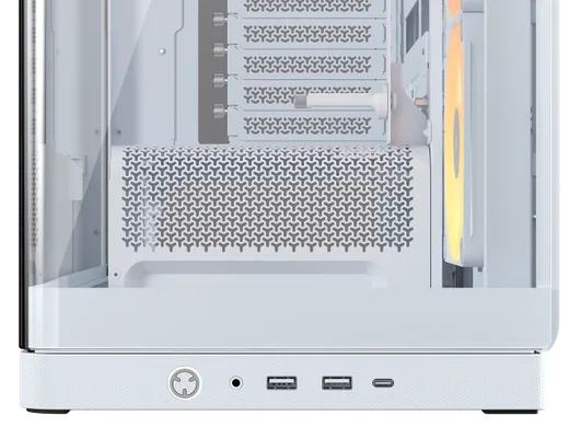 Corsair Frame 4500X LX-R RGB Link Blanc - MT/Sans Alim/E-ATX, vue 5