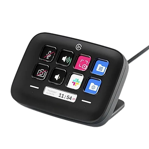 Elgato Stream Deck Neo - Noir, vue 3