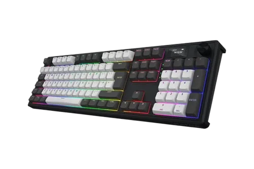 Hator Skyfall 100 Pro - Mécanique - Sans-Fil - RGB - Noir/Gris, vue 3