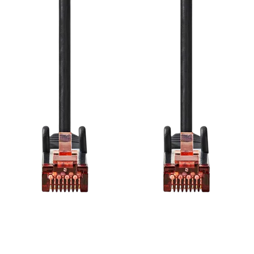 Nedis Cable RJ45 male/male - CAT6 S/FTP - Noir - 3m, vue 2