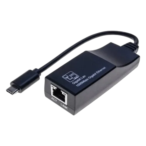 Dexlan Adaptateur RJ45 Gigabit Femelle / USB 3.1 type C, vue 1