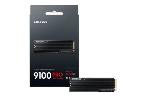 Samsung 9100 PRO 1To M.2 avec dissipateur, vue 3