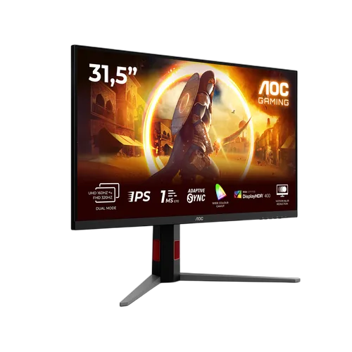 AOC U32G4U - 32" 4K/160Hz FHD/320Hz IPS 0.5ms Pivot G-Sync