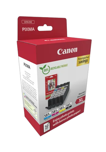 Canon CLI-581 XL - multipack 4 couleurs, vue 2